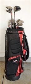 USED GOLF CLUBS AND BAG
