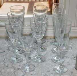 Lenox Crystal Stemware (11), Monroe Pattern,