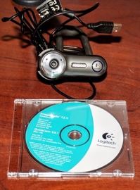 LOGTECH CAMERA AND CD