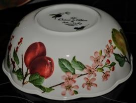 ONE OF FOUR 10" RARE BOWLS Lenox Orchard in Bloom IMPORTANT SERVING PCs