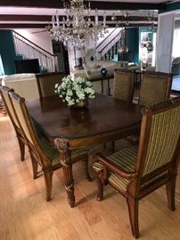 Wood Table sets 8 
