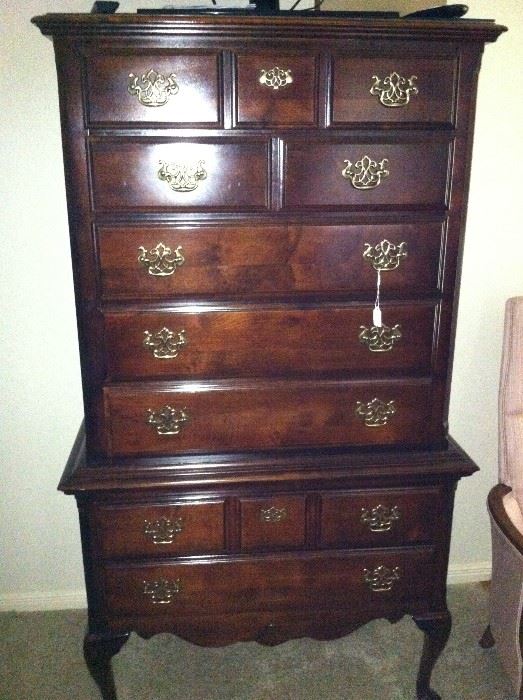High boy chest of drawers