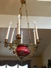 Antique Parlor chandelier