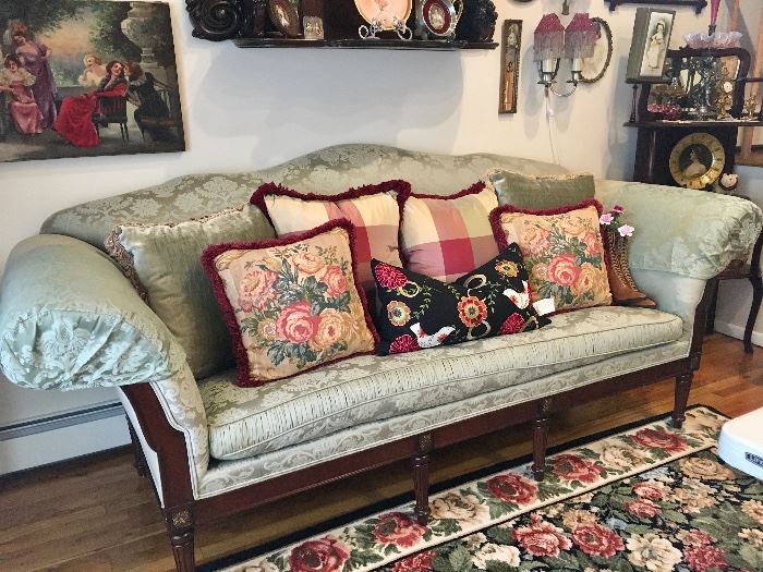 Silk sofa