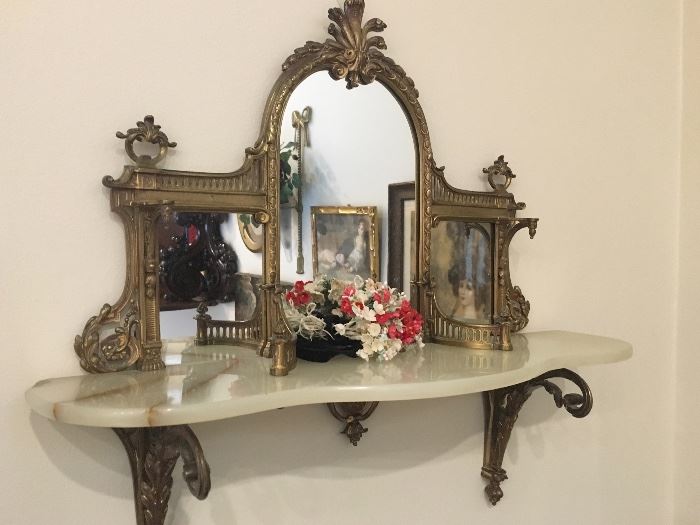 Antique shelf