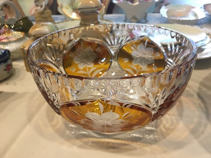 Bohemian cut glass