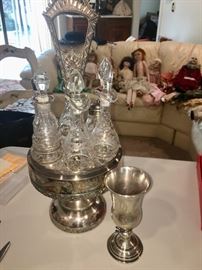 Sterling castor set