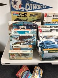 Airplane, Ship, and Car Model Kits