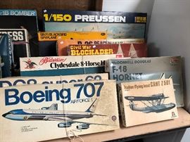 Airplane, Ship, and Car Model Kits