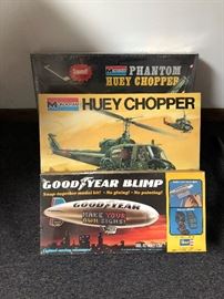 Airplane, Ship, and Car Model Kits