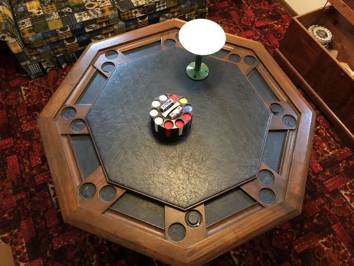 Vintage Poker/Billiard Table