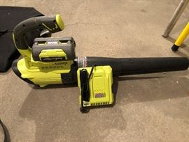 Ryobi Lithium Battery Blower