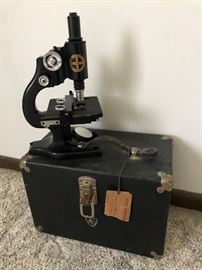 Vintage Spencer Microscope with Case