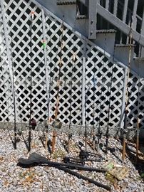 Fishing poles & etc.