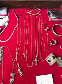 STERLING AND GOLD JEWELRY