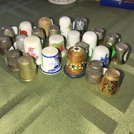 COLLECTION OF THIMBLES