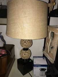 WICKER LAMP