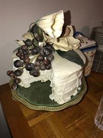 FAUX CAKE WITH STAND