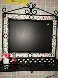 CHALKBOARD WITH SHELF
