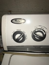 WHIRLPOOL WASHER AND DRYER