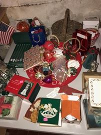 LOTS OF HOLIDAY DECORATIONS