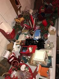 LOTS OF HOLIDAY DECORATIONS