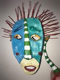 HAND-MADE COLORFUL METAL MASKS