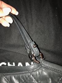 AUTHENTIC CHANEL SPECIAL EDITION SHIMMER LEATHER LARGE TOTE