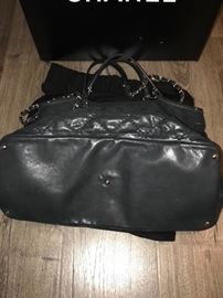 AUTHENTIC CHANEL SPECIAL EDITION SHIMMER LEATHER LARGE TOTE