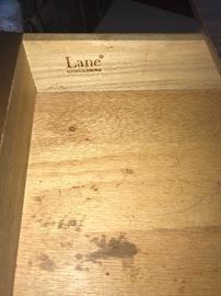 LANE WOODEN SIDE TABLE