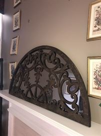 METAL HALF MOON MIRROR