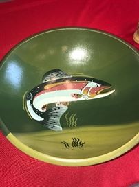 WOODEN FISH BOWL