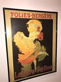 FRENCH POSTERS FRAMED ART