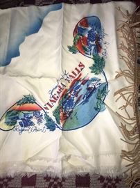 VINTAGE NIAGRA FALLS SILK SCARF