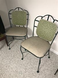 TWO METAL OUTDOOR CHAIRS