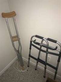 WALKER AND CRUTCHES