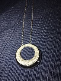 SWAROVSKI CRYSTAL NECKLACE-SWAN SIGNED