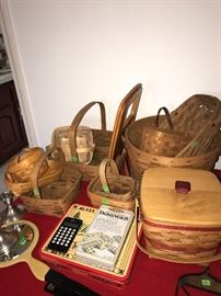 HUGE COLLECTION OF LONGABERGER BASKETS