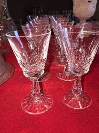 WATERFORD CRYSTAL STEMWARE-15 PC