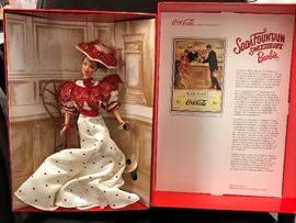 Coca cola soda fountain Barbie