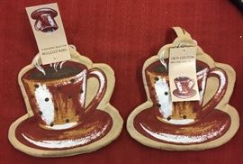 potholders coffee cups