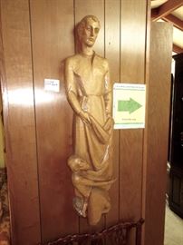 carved St. Martin figure