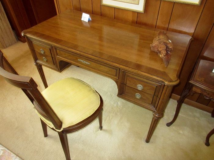 Hendredon desk and matching chair