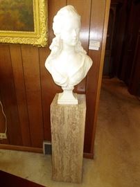 Alabaster bust
