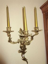 heavy antique brass, we have a pair of these