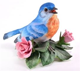 Lot 26: Lenox Eastern Bluebird Porcelain Figurine