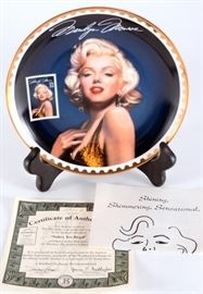 Lot 44: Bradford Exchange Marilyn Monroe Collector Plate