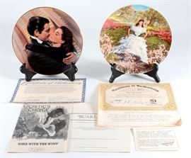 Lot 45: 2 Gone With The Wing Collector's Plates