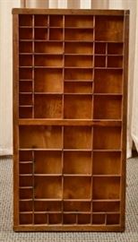 Lot 65: Vintage Printers Drawer