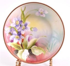 Lot 60: Nippon Hand Painted Floral Bowl
